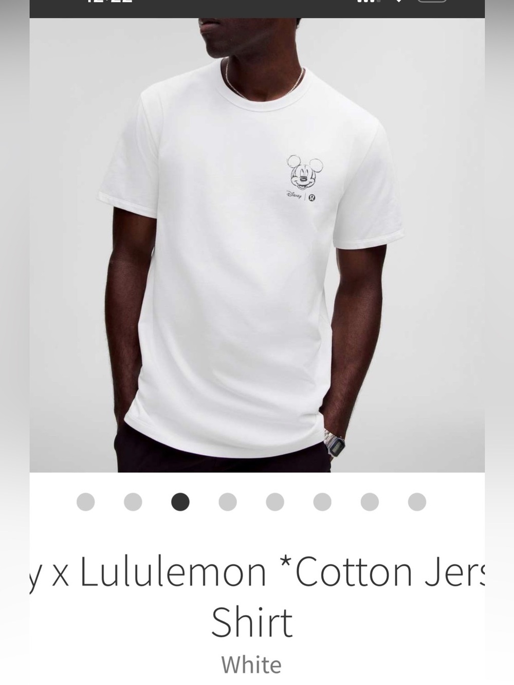 Disney x Lululemon Cotton Jersey T-Shift
